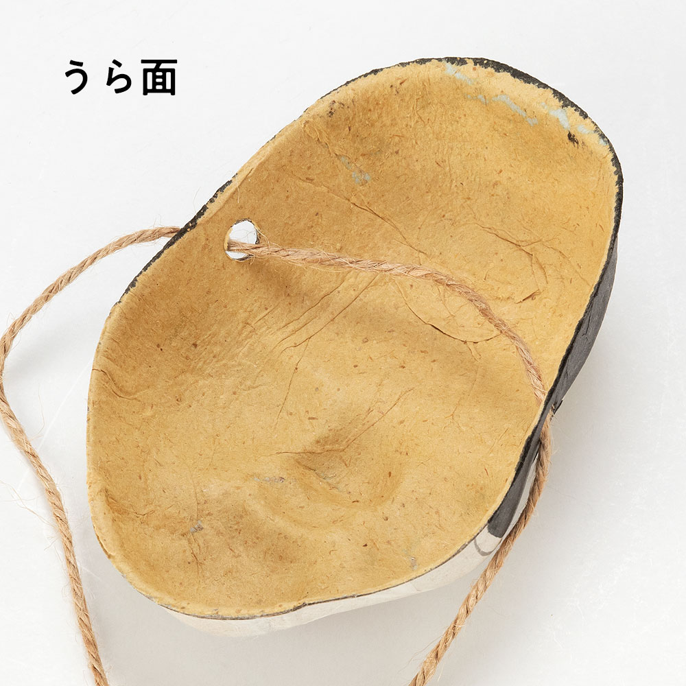 おかめの面（小）和紙製 置き飾り・壁掛け 節分飾り (KS) Japanese