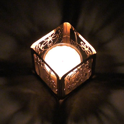 数量限定】和柄キャンドルカバー 桜 (CC004) キャンドルを更に