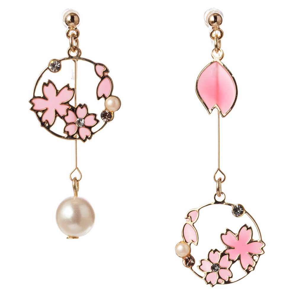 アクセソワール 桜のイヤリング 桜窓 桜ゆらり、耳元に春色のきらめき