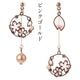 アクセソワール　桜のイヤリング　桜窓　桜ゆらり、耳元に春色のきらめき　アレルギー反応の出にくい樹脂ノンホール　チャーム30mm・40mm　日本製