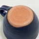 信楽焼　カフェオレボウル　青　丸みのある柔らかいフォルムの陶器　スープマグ　280ml　滋賀県の工芸品　作者：中村文夫（なか工房）