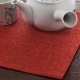 百道発信 四季彩スクエア ティーマット 赤 (IKI-1250)リバーシブル