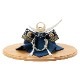 蒼の国　兜飾り (AO-001)　京都夢み屋　布製置き飾り　端午の節句・こどもの日　Boys festival decoration