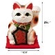 常滑焼招き猫 大入猫8号 愛知県の工芸品 Tokoname-yaki Lucky cat