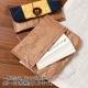 くるくる留めの名刺入れ 007　米袋封筒のちほど　Business card holder made of rice bag