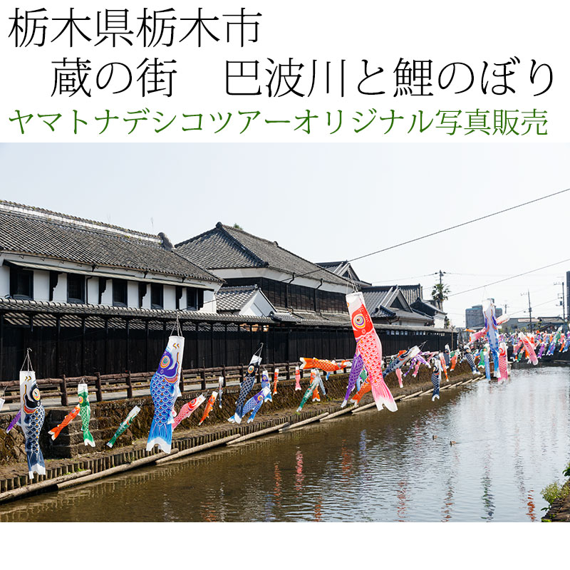日本紀行 栃木県栃木市 蔵の街 巴波川と鯉のぼり Nk09 197 当店オリジナル写真販売 Original Photograph Kuranomachi こだわりの和雑貨 和敬静寂 オンラインショップ