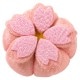 ちりめん和菓子処・香の花 甘美 桜 (KKN-19) まるで和菓子のようなちりめん置物 お香入り 京都夢み屋 Japanese sweet-like ornament