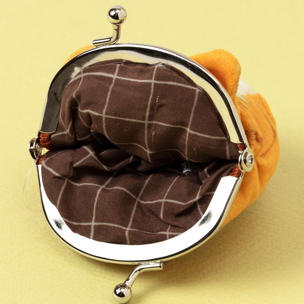 猫のフェイスがま口ポーチ ちゃしろ ECOUTE! minette 小銭入れ まあるいおめめのキュートな猫たち