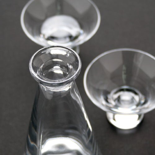 廣田硝子 徳利 + 盃 揃 江戸硝子 EDO-17 廣田硝子 徳利 + 盃 揃 江戸硝子 EDO-17