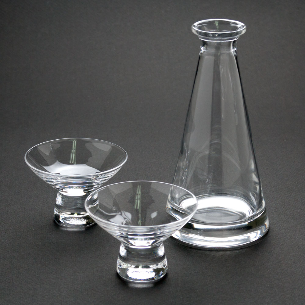 江戸硝子 徳利と盃の酒器揃い｜涼を愉しむ冷酒セット | こだわりの和