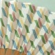 和文様扇子 矢絣 スーベニール Folding fan made of cloth ※在庫限り