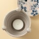 茶香炉 染花 (K121)　茶葉の香りを楽しむアロマグッズ　瀬戸焼　愛知県の工芸品　Tea incense burner  Aichi craft