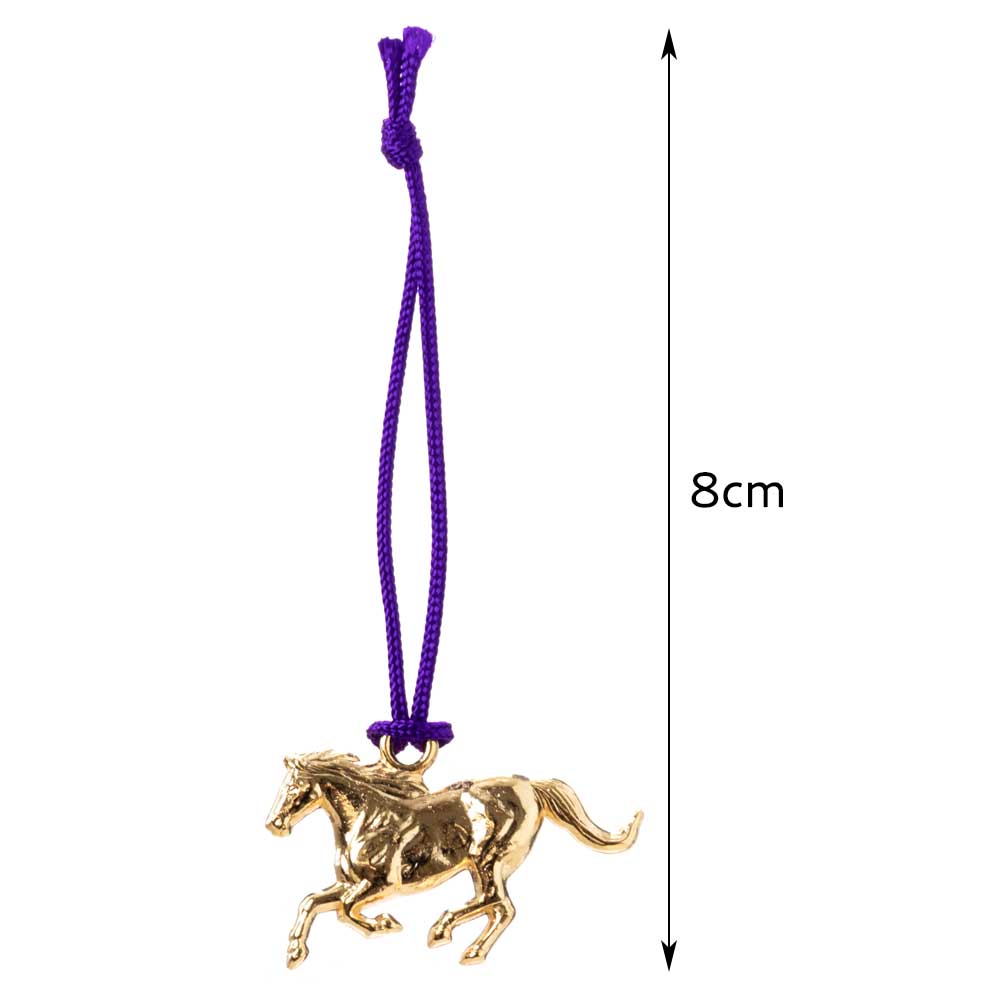 令和8年 午モチーフ根付 金色 厄除招福 ふくふく結び 干支：午 うま