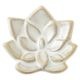 瀬戸焼　花の箸置き　白釉　シンプルで使いやすい・洗いやすい　和食　洋食　普段遣い　来客用　陶器のテーブウェア