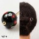 和小物マルシェ　玉かんざし　真鍮　軸長さ14.3cm　金属製軸　和装だけでなく洋装にも使える簪　ヘアアクセサリー　浴衣　夏祭り　花火　着物