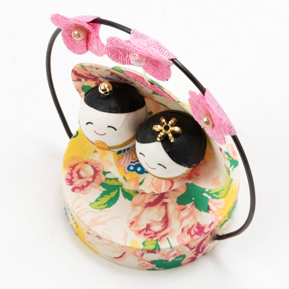ひな祭り 桃の節句 Amazon.co.jp: 桃の節句 ひな人形 錦彩 風雅 立雛(小) 2448