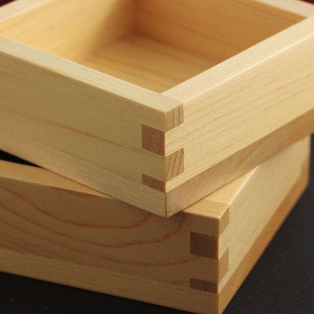 ますや 塗りの枡皿3個セット 岐阜県大垣市の檜製工芸品 | こだわりの