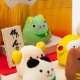 正月干支飾り　民芸十二支飾り (EK8073)　干支飾り　瀬戸焼　玄関や棚などに置けるコンパクトな置き飾り　Setoyaki Pottery ornament  New Year decoration