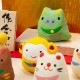 正月干支飾り　民芸十二支飾り (EK8073)　干支飾り　瀬戸焼　玄関や棚などに置けるコンパクトな置き飾り　Setoyaki Pottery ornament  New Year decoration