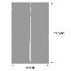 百道発信　ゆらぎ　暖簾ロング (IKI-1545)　幅90×高150cm　のれん　玄関や飲食店の間仕切り目隠しに　冷暖房効率化　綿100%　コットン　和モダン　和風　福岡県の布製品　Fabric short curtain, Fukuoka craft