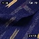 百道発信 琉球絣 暖簾ロング (IKI-1547) 幅76×高150cm 透け感が涼し気なのれん 玄関や飲食店の間仕切り目隠しに 冷暖房効率化 洗濯OK ポリエステル 和モダン 和風 福岡県の布製品 Fabric short curtain Fukuoka craft