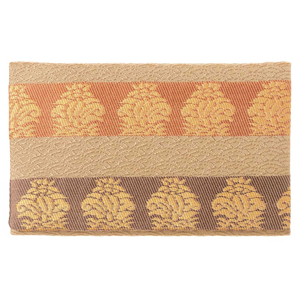 京都あらいそ 西陣織名物裂 名刺入れ 220 段鶏頭 優美な和柄 京都府の織物・和装小物