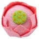 ちりめん和菓子処・香の花　甘美　蓮花 (KKN-27)　まるで和菓子のようなちりめん置物　お香入り　京都夢み屋　Japanese sweet-like ornament