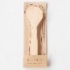 ヒトテマキット　ディナースプーン　けずってみがいて自分でつくる木製食器工作キット　Wooden spoon craft kit