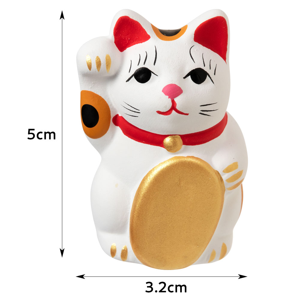 おみくじ台の猫 温泉招き猫おみくじ「ゆマーク」 ちょっとしたスペースに飾れる