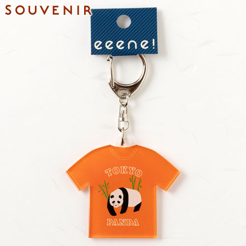 キーホルダー ご当地Tシャツ TOKYOオレンジ 和柄アクリルキーホルダー