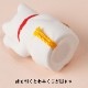 常滑招き猫おみくじ 左手上げ 白 ちょっとしたスペースに飾れる縁起物 Ceramic fortune Lucky cat