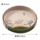 鳥獣戯画　織部５寸平鉢　直径14.8cm　美濃焼　磁器　日本製　浅鉢　和風　和食器　岐阜県の工芸品