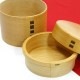 大館曲げわっぱ　丸二段弁当 (k-130)　秋田県の伝統工芸品　作者：伝統工芸士・栗盛俊二　Odate Magewappa  Bento lunch box