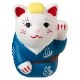 温泉招き猫おみくじ「温泉マーク」　ちょっとしたスペースに飾れる縁起物　Ceramic fortune  Lucky cat