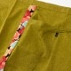 百道発信　花色ギャルソンエプロン　緑 (IKI-1426)　福岡県の布製品　Garcon apron　※在庫限り