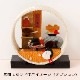 京都夢み屋　京の町家歳時記　2月　節分・おくどさん (IM-2)　季節のちりめん置き飾り　Seasonal decoration of crepe fabric