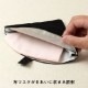 扇形マスクケース　黒 (K-100)　日本製　予備のマスクや食事の時などに　Face mask case　※在庫限り