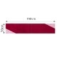 百道発信　颯香（さやか）　ランナークロス　赤紫 (IKI-1485)　150×30cm　福岡県の布製品　Fabric table runner  Fukuoka craft