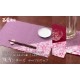 百道発信　颯香（さやか）　ランナークロス　赤紫 (IKI-1485)　150×30cm　福岡県の布製品　Fabric table runner  Fukuoka craft