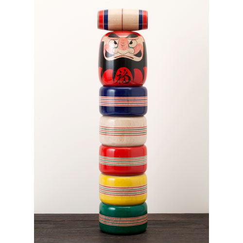 超巨大だるま落とし 二尺（高さ約60cm） 山形県の木地玩具 | こだわり