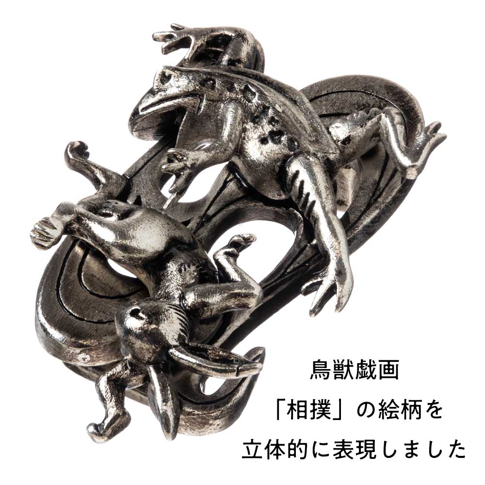 時代金工 和装小物 古銅 能面帯留 時代箱付 M R4979 スー 時代金工