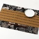 百道発信　小町　ランチョンマット　カラシ (IKI-1501)　45×31cm　福岡県の布製品　Fabric place mat, Fukuoka craft