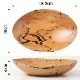 銘木　楕円中鉢　楓（かえで）　京都・美山　銘木工芸　山匠　Wooden ellipse small bowl  Works of Japanese precious wood
