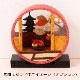 京都夢み屋　京の町家歳時記　10月　かき・離れ部屋 (IM-10)　季節のちりめん置き飾り　Seasonal decoration of crepe fabric