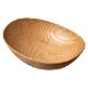 銘木　楕円小鉢　栗（くり）　京都・美山　銘木工芸　山匠　Wooden ellipse small bowl  Works of Japanese precious wood