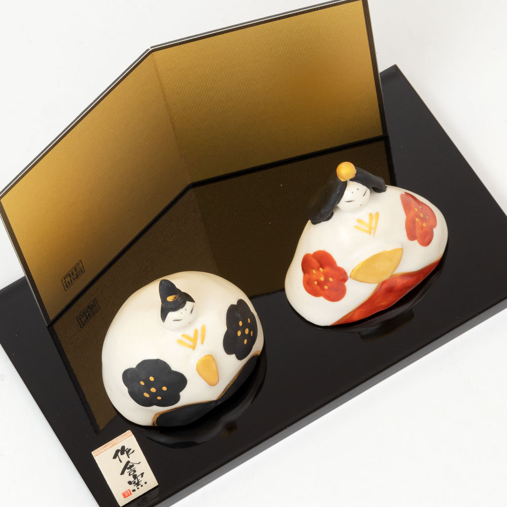 Amazon.co.jp: 雛人形 コンパクト 陶器 小さい 可愛い ひな人形