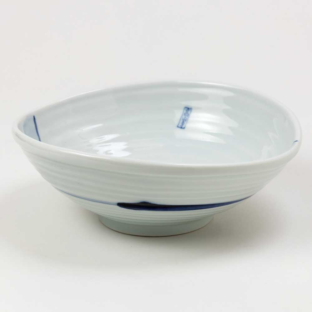 鳥獣戯画 高山寺たわみ大鉢 美濃焼 磁器 日本製 深皿 和風 和食器 岐阜