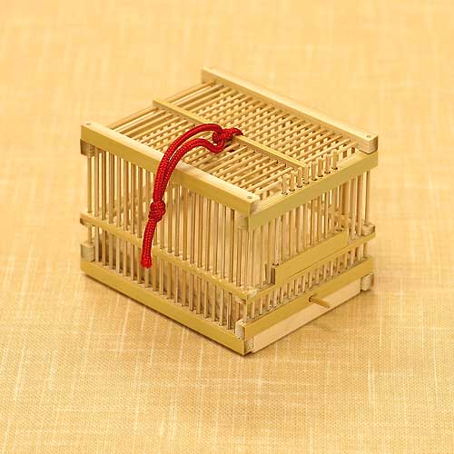 駿河竹千筋細工 角型虫篭（小） 虫籠 静岡県伝統工芸品 久保田正