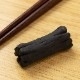 イホシロ窯　箸置き　炭　丸太 (3-908a)　美濃焼　岐阜県の工芸品　Minoyaki Chopstick rest, Gifu craft