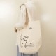 コットンエコバッグ　UFO (EC-02)　コンパクトにしまえる薄手のバッグ　ポタリングキャット　Cotton eco bag